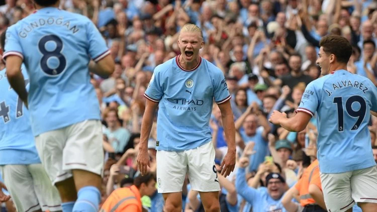 Erling Haaland sets records in just 5 matches in the Premier league